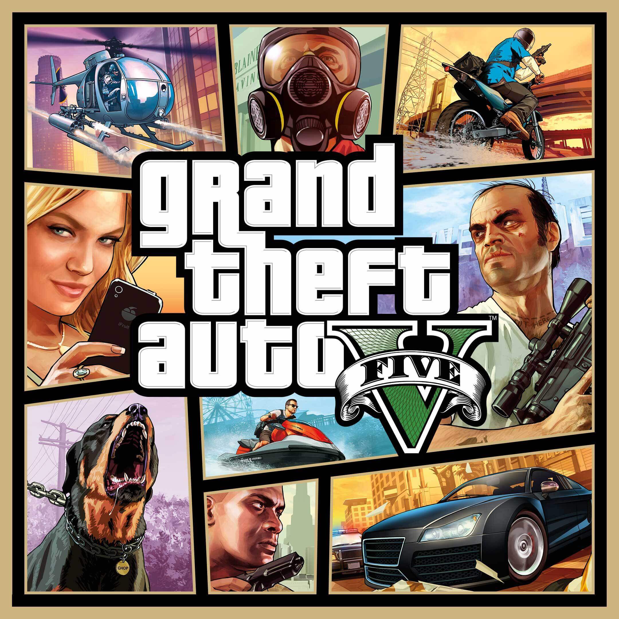 capa do jogo gta5